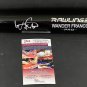 Wander Franco Tampa Bay Rays Autographed Signed Black Baseball Bat JSA WITNESS C