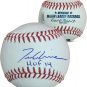 Tom Glavine Autographed MLB Signed Baseball Hall of Fame HOF 14 JSA COA with Dis