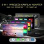 Wireless Carplay Adapter,5 in 1 Magic Box Carplay Wireless Android Auto & Wirele