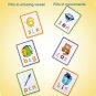 Phonics Sight Words Flash Cards for Toddlers CVC Word Games Short Vowel Alphabet