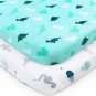 Pack and Play Sheets, Pack N Play Sheets Ultra Soft, Mini Crib Sheets 2 Pack, Pa