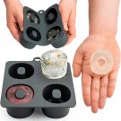 Custom Letter O Silicone Ice Cube Tray: Versatile Whiskey Ice Cube Molds, Big Ch