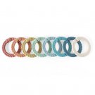 Linking Ring Set; Set of 8 Braided, Rainbow-Colored Versatile Linking Rings; Att