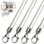 46 Inch (4 Pack) Steel Cap Acrylic Curtain Pull Wand - 2 Inches Shy of 48 Inch -