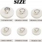 12PCS Rubber Sink Stopper, Drain Stopper Bath Tub Stopper with Pull Ring, Kitche