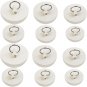 12PCS Rubber Sink Stopper, Drain Stopper Bath Tub Stopper with Pull Ring, Kitche