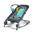 Summer 2-In-1 Bouncer & Rocker Duo (Gray and Teal) Convenient and Portable Rocke