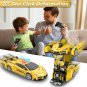 Remote Control Car, Transform Robot RC Cars, 2.4Ghz 1:18 Scale Transforming Poli