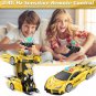 Remote Control Car, Transform Robot RC Cars, 2.4Ghz 1:18 Scale Transforming Poli