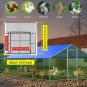 Chicken Coop Door 13.8 X 13.8 Inches | Wire Door for Chicken Coop Accessories |