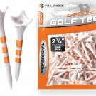 Plastic Golf Tees 2-3/4" (100 Pack) - Durable & Long-Lasting, Reduce Friction &