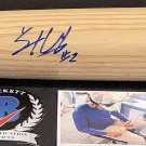 Trent Grisham San Diego Padres Autographed Signed Blonde Baseball Bat Beckett WI