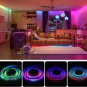 BTF-LIGHTING FCOB WS2811 IC RGB Chip Flexible High Density Uniform Light Chasing