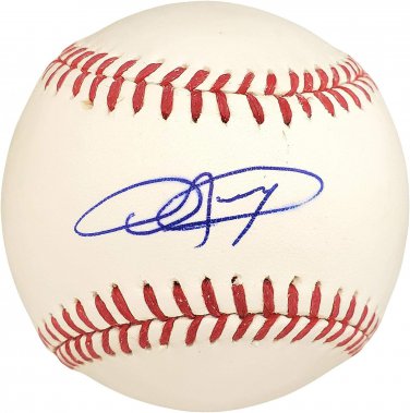Dexter Fowler Autographed Official MLB Baseball Chicago Cubs PSA/DNA Stock #1041