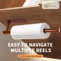 Paper Towel Holder under Cabinet, Self Adhesive or Drilling Paper Towel Holder W
