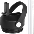 Straw Lid for Yeti Rambler Water Bottle 18 26 36 64 Oz, Replacement Cap Straw Ca