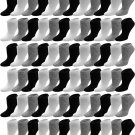 96 Pairs Bulk Ankle Socks for Men & Women, Thin Low-Cut Comfortable Lightweight
