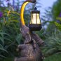 Elephant Solar Statue for Garden Decor, Solar Light Statue Garden Decor Figurine