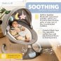 Nova Baby Swing for Newborns - Electric Motorized Infant Swing, Bluetooth Music,