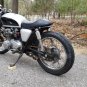 Add White Lights Black Motorcycle Cured Vertical Side Mount Licese Plate with Li