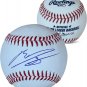 Rafael Devers Boston Autographed MLB Signed Baseball with Display Case JSA COA