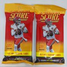 Pair 2021 Score NFL Football 40-Card Jumbo Fat Value Packs (80 Cards Total)