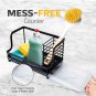 Kitchen Sink Caddy Organizer - Stainless Steel Kitchen Sink Organizer with Drip