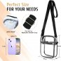 Clear Crossbody Purse Bag Stadium Approved Clear Purse for Concert Sports Adjust