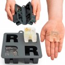 Unique Letter R Silicone Tray: Big Ice Cube Mold for Cocktails, Fun & Cute Choco