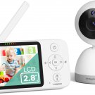 Video Baby Monitor with 2.8" Display, 1000Ft Long Range No Wifi Connect, Clear 2