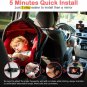 Baby Car Camera, 4.3'' 1080P Night Vision Car Baby Monitor with Camera 5 Mins Ea