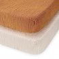 Muslin Pack N Play Sheets Fitted for Pack and Play Mattress and Mini Cribs, Musl