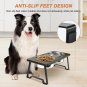 Elevated Dog Bowls for Medium Sized Dog, Wood Raised Dog Bowl Stand with Two 40