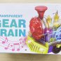 Light up Train Toy for Toddlers: Transparent Gear Car Toy for Kids with Cool Lig