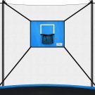 Trampoline Basketball Hoop with Mini Basketball Easy to Install Basketball Hoop