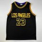 Facsimile Autographed Lebron James #23 Los Angeles LA Black Mamba Reprint Laser