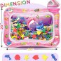 Tummy Time Water Mat for Babies, Baby Toys for 3 6 9 Months Girls and Boys Senso