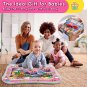 Tummy Time Water Mat for Babies, Baby Toys for 3 6 9 Months Girls and Boys Senso