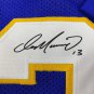 Facsimile Autographed Dan Marino Pittsburgh Blue Reprint Laser Auto College Foot