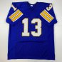 Facsimile Autographed Dan Marino Pittsburgh Blue Reprint Laser Auto College Foot