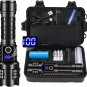 Rechargeable Flashlights High Lumens XHP99 100000 Lumens Brightest LED Tactical