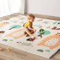 Foldable Baby Play Mat, Extra Large Waterproof Activity Playmats for Babies,Todd