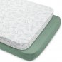 Pack N Play Sheets Fitted for Pack and Play Mattress and Mini Cribs, Jersey Knit