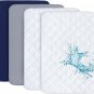 Pack and Play Sheets and Waterproof Pack N Play Mattress Protector Pad Cover 4 P
