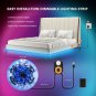 Motion Sensor LED Lights Indoor under Bed Lights under Cabinet Lights Music Sync