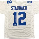 Roger Staubach Dallas Signed Autograph Custom Jersey JSA Certified