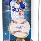 Mookie Betts Los Angeles Dodgers Autographed Baseball and Gold Glove Display Cas