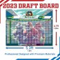 Extra Large Fantasy Football Draft Board 2023-2024 Kit - 640 Player Stickers - C