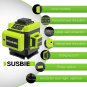 Susbie Laser Level -3X360° Cross Line Laser for Construction and Picture Hanging
