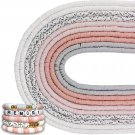 3600 PCS 10 Strands Polymer Clay Beads for Jewelry Making, Vinyl Heishi Beads 6M